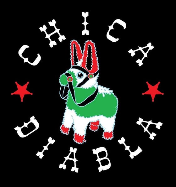 Image of Chica Diabla Piñata logo T-Shirt - Men's and Women's sizes