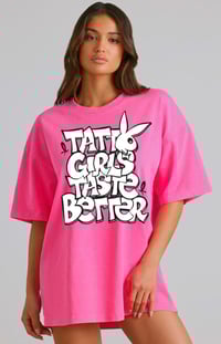 40% off!! TATTD GIRLS TASTE 👅 BETTER TEE!!! HOT PINK 🩷