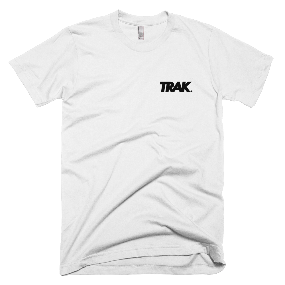 Image of TRAK. TEE Collection (White/Black)