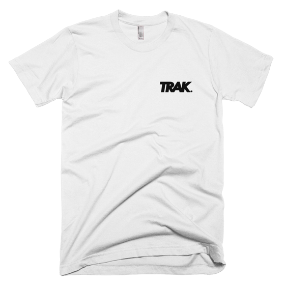 Image of TRAK. TEE Collection (White/Black)