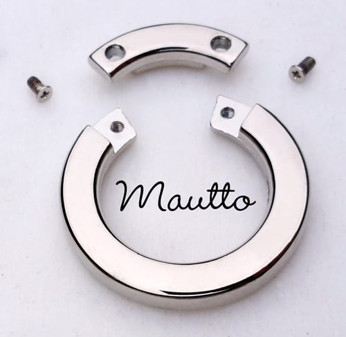 Image of O-Rings Secured with Screws - Large, Small or Mini - Handbag/Purse Accessory - Your Choice of Finish