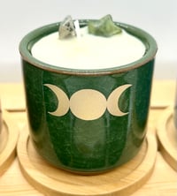Image 10 of Mother Maiden Crone Round Pottery Candle