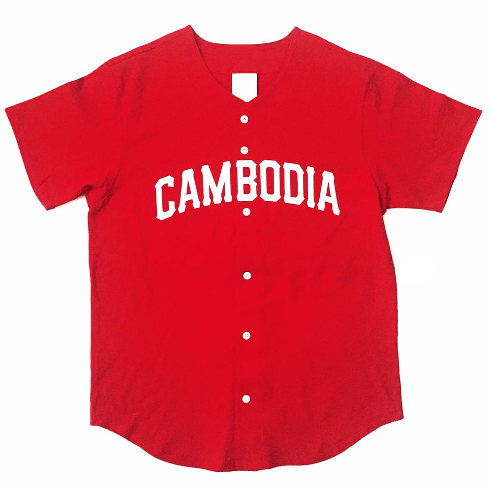 Image of REP CAMBODIA JERSEY WITH WHITE VINYL PRINT