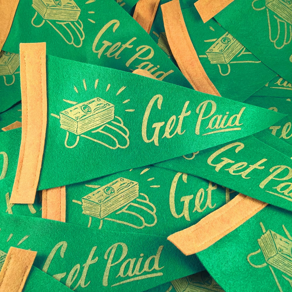 Image of Get Paid - Mini Pennant