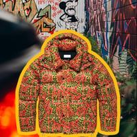 Image 3 of 🆕 DiSNeY MiCKeY MoUSe 🐭 KeiTH HaRiNG🎨 PuFFeR 🧥 BuNDLe 🧣 🎩 