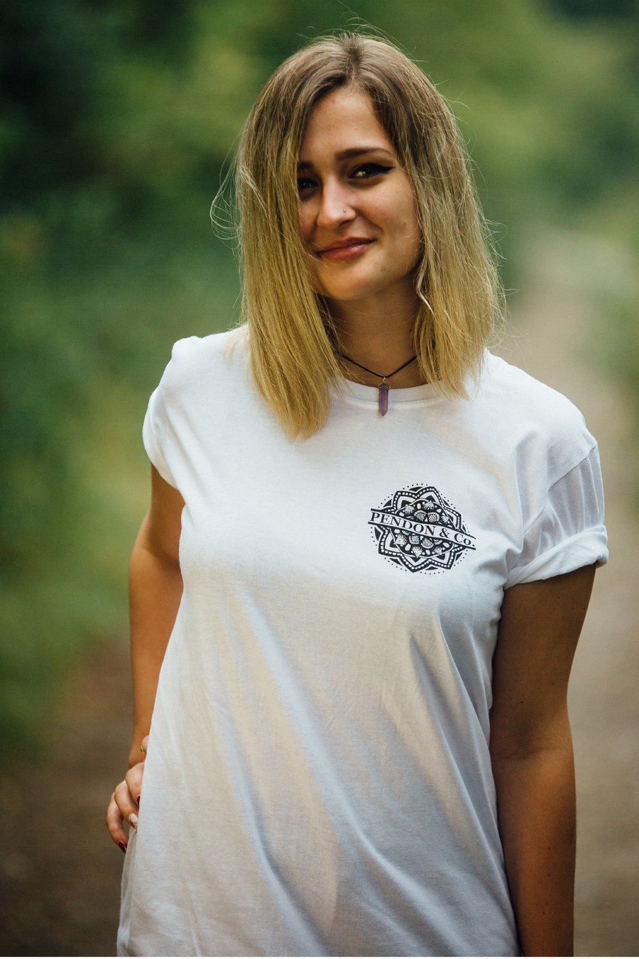 Image of PENDON LOGO TEE WHITE