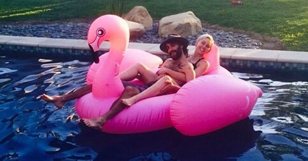 Image of Giant Inflatable Pink Flamingo. 