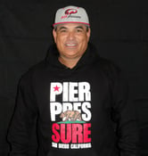 Image of Adult Black Pull Over Hoodie Pier Pressure Cali Design