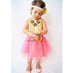 Image of Tutu w/ gold suspenders & bow