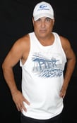 Image of Adult White Tank Top- Imperial Beach, Pier Pressure Design