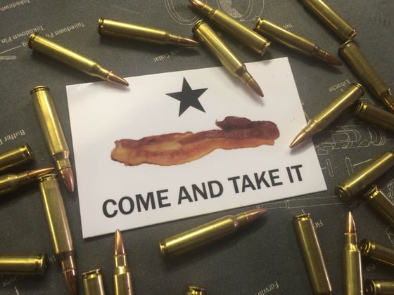 Image of Come and Take it Bacon Decal