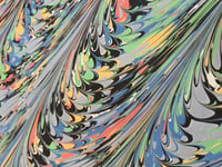 Image 5 of Marbled Paper #46 'Diagonal comb'