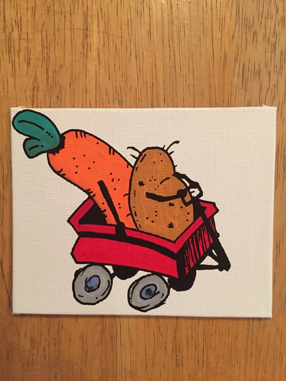 Image of Potato and Carrot Wagon
