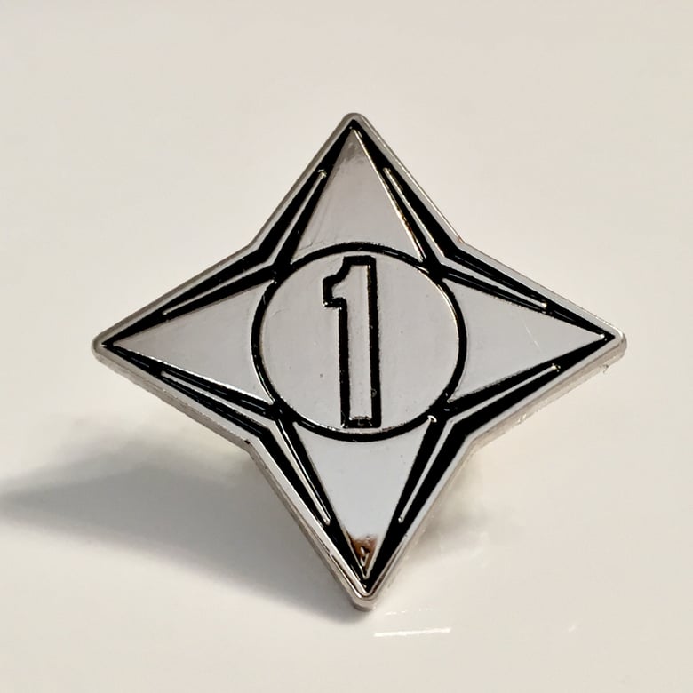 Image of Channel 1 enamel pin