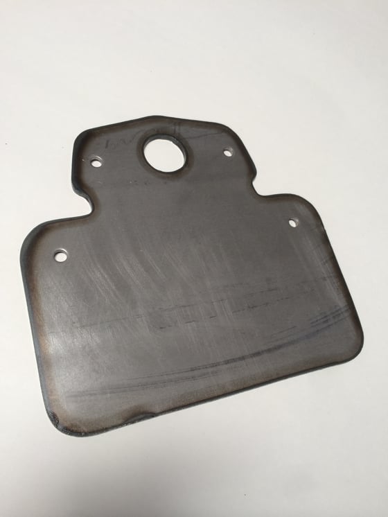 Image of LUCAS style tail light/ license plate bracket