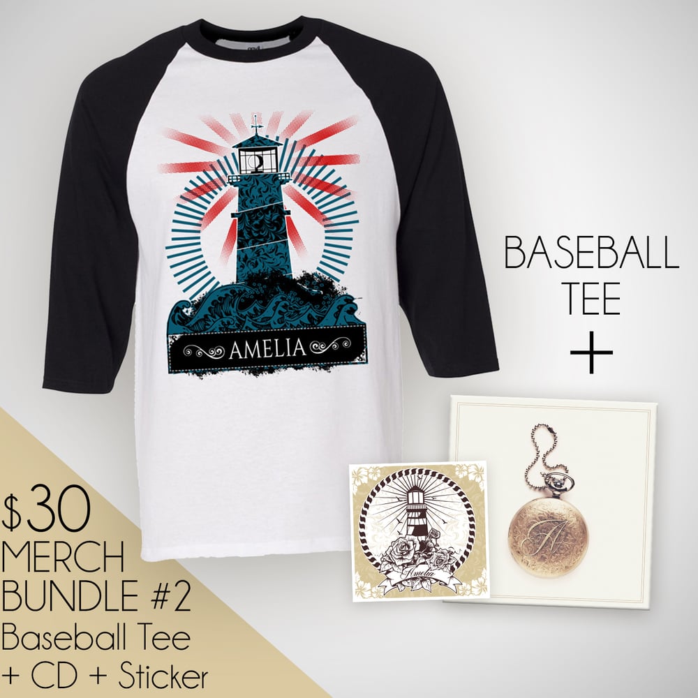 Image of Baseball Tee/Album Bundle