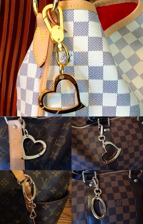 Image of Handbag Accessories - Bag Charms, Accessory Clips, Key Holders/Fobs - Gold & Nickel-Silver Finishes