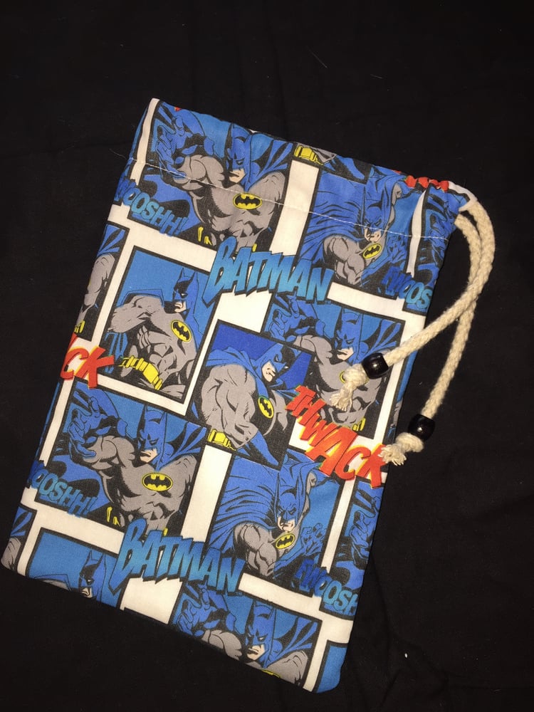 Image of Batman Kendama Pouch w/satin string pack