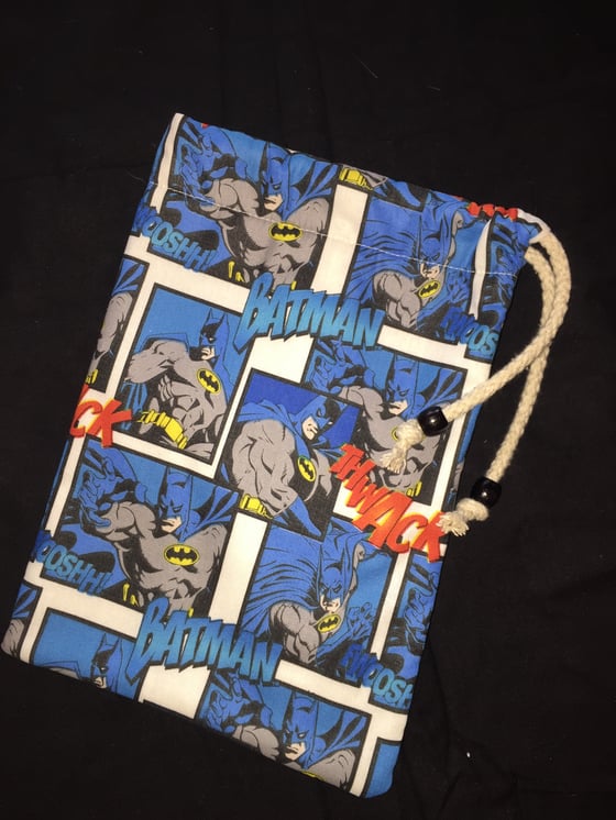 Image of Batman Kendama Pouch w/satin string pack