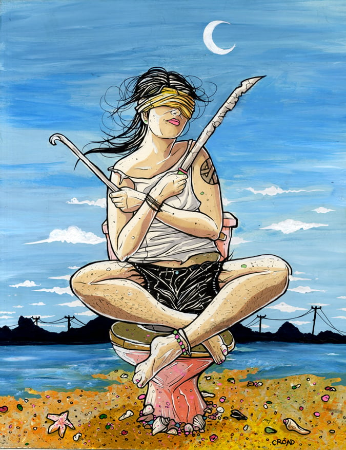 Image of NEXT WORLD TAROT: Two of Swords 