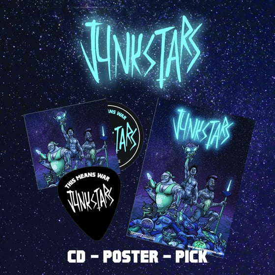 Image of Junkstars - This Means War (CD/Poster/Pick)