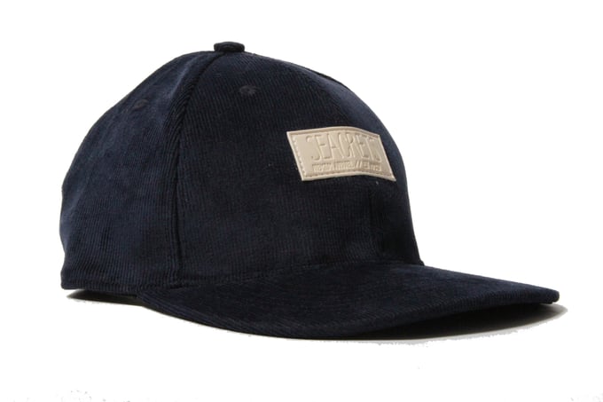Image of Navy Blue Corduroy 6 Panel