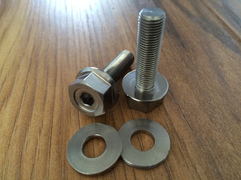 Image of 3/8th 24tpi titanium bolts