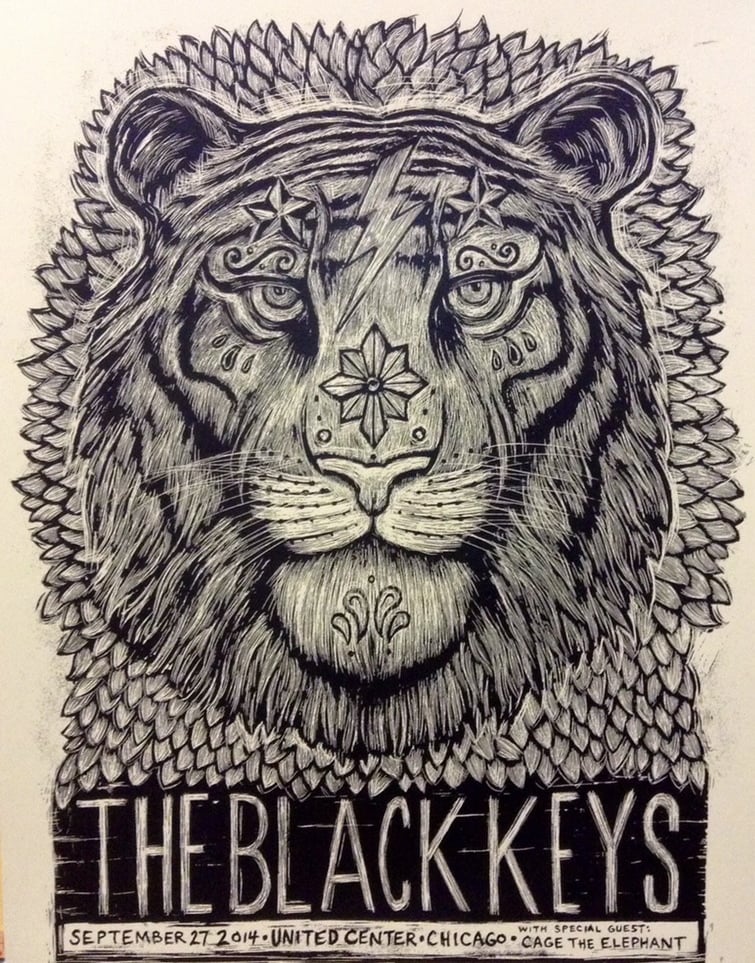 Image of The Black Keys • '14 Keyline Variant