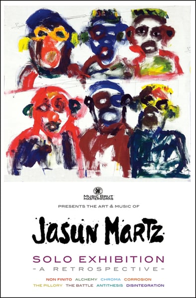 Image of <b>Jasun Martz artist poster from Milan, Italy. Personally autographed.</b>