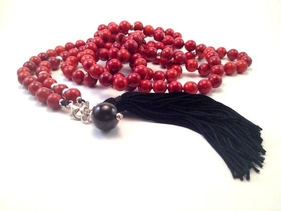 Image of Infinite Journey Red Coral Mala