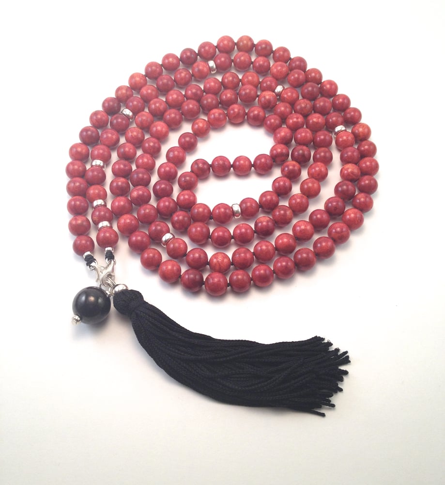 Image of Infinite Journey Red Coral Mala