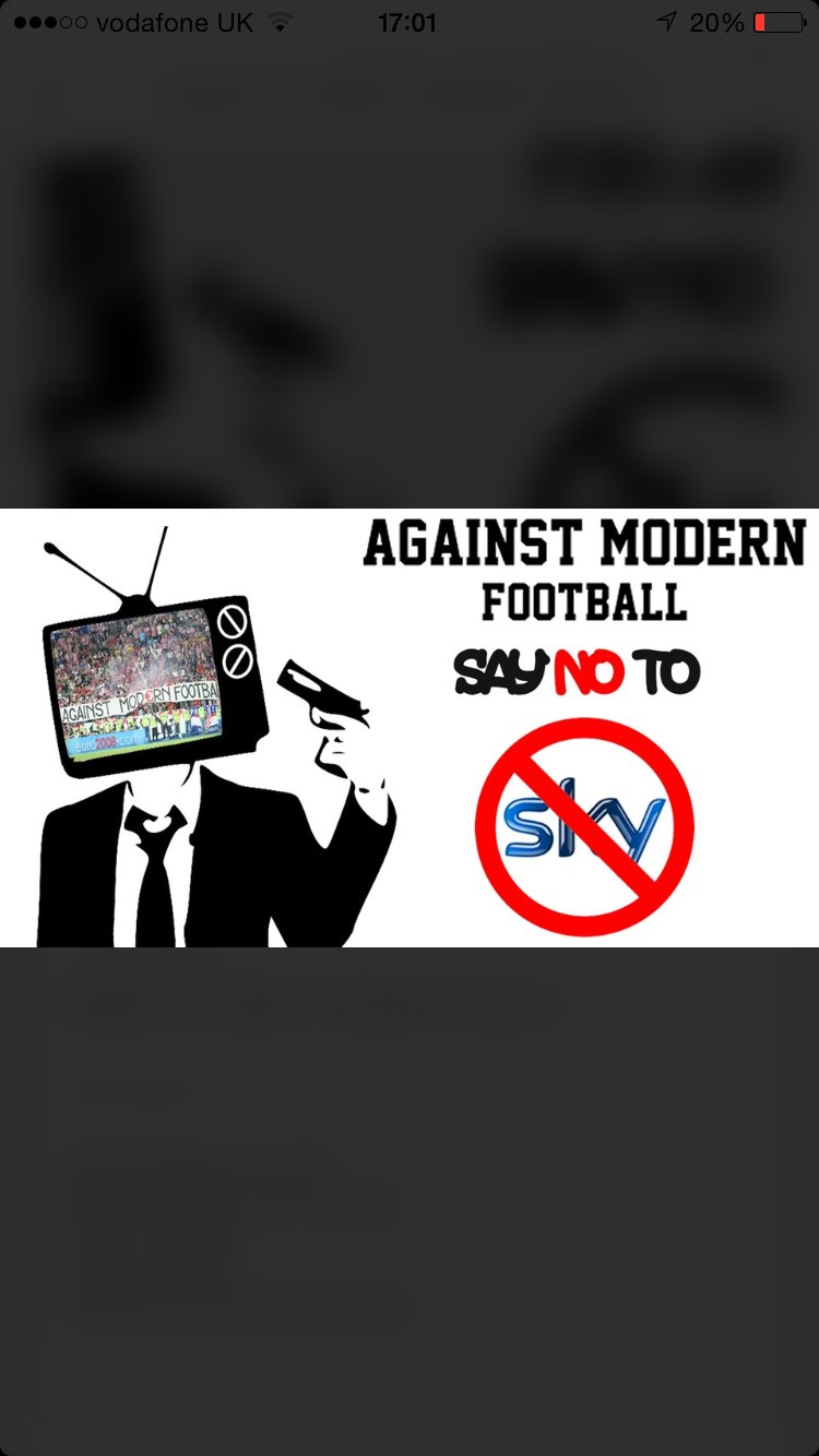 Image of Against modern football stickers