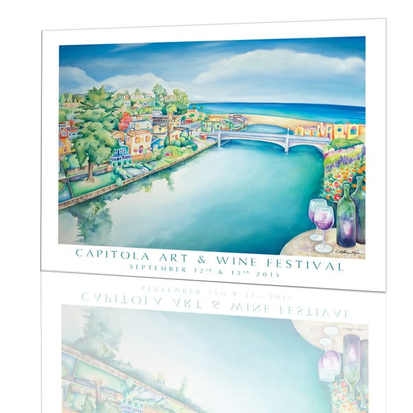 Image of 2015 Capitola Art and Wine Festival POSTER 
