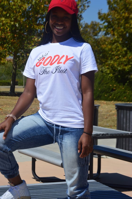 Image of Women's White Godly The Illest Tee