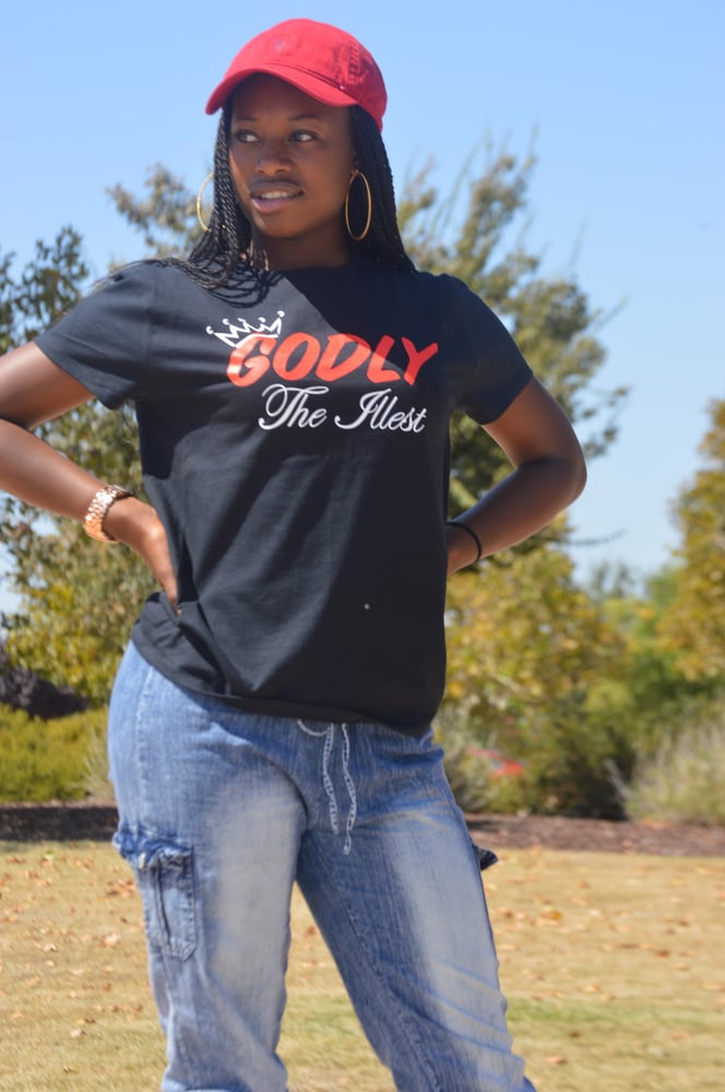 Image of Women's Black Godly The Illest Tee