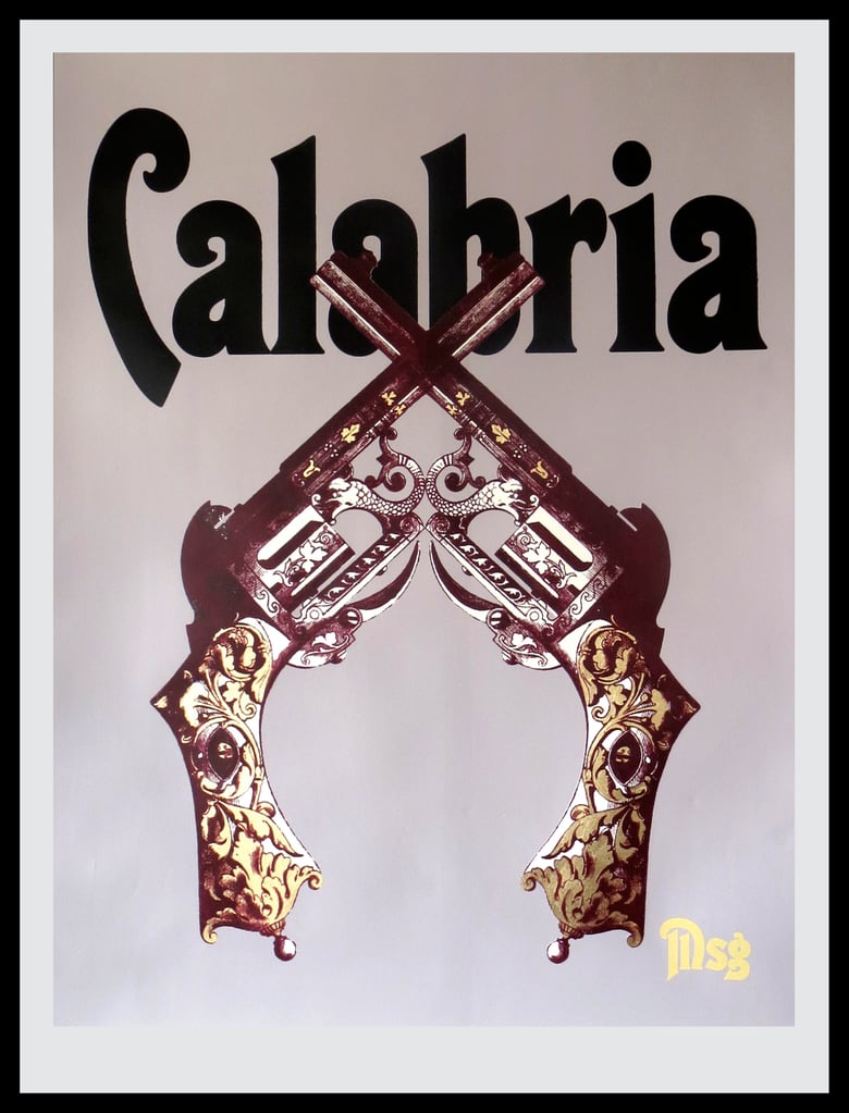 Image of Calabria -Guns-Grey/Black/Burgundy