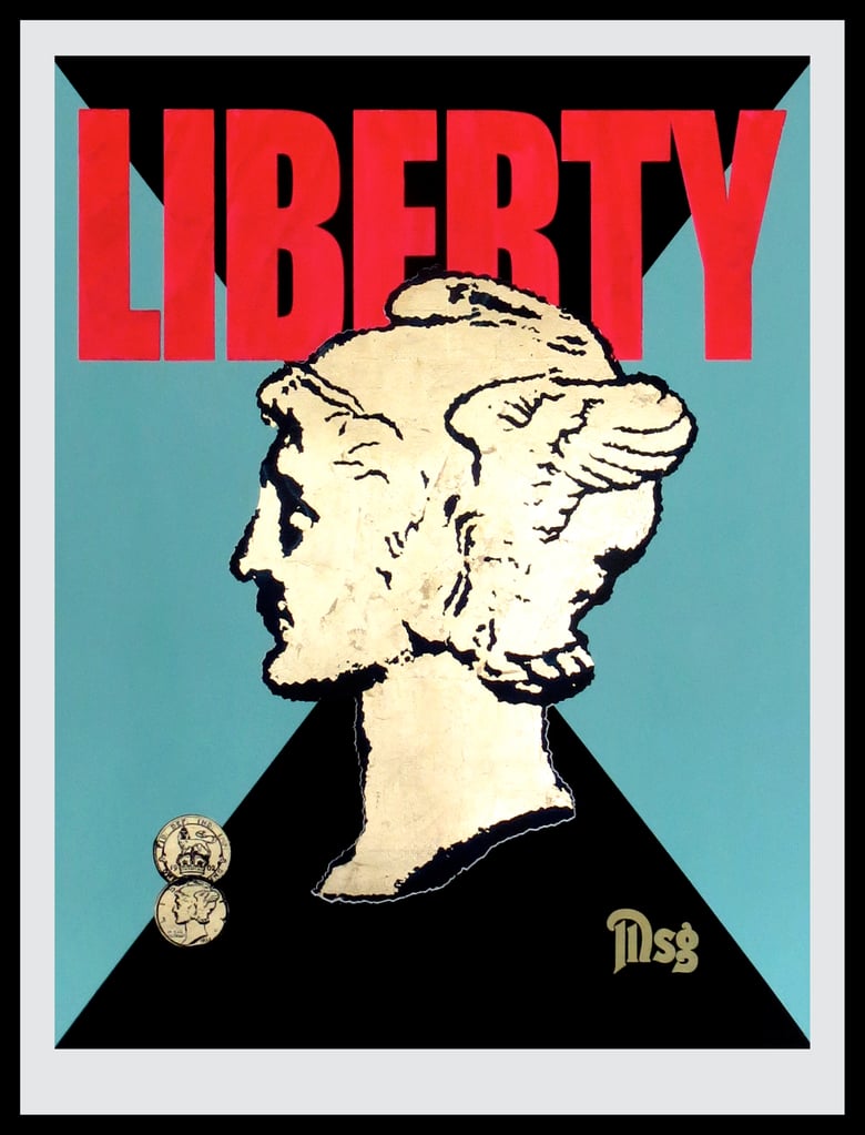 Image of Liberty -Black/Aqua/Hot Pink/Gold