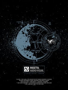 Image of ROSETTA "AUDIO/VISUAL" POSTER PRINT