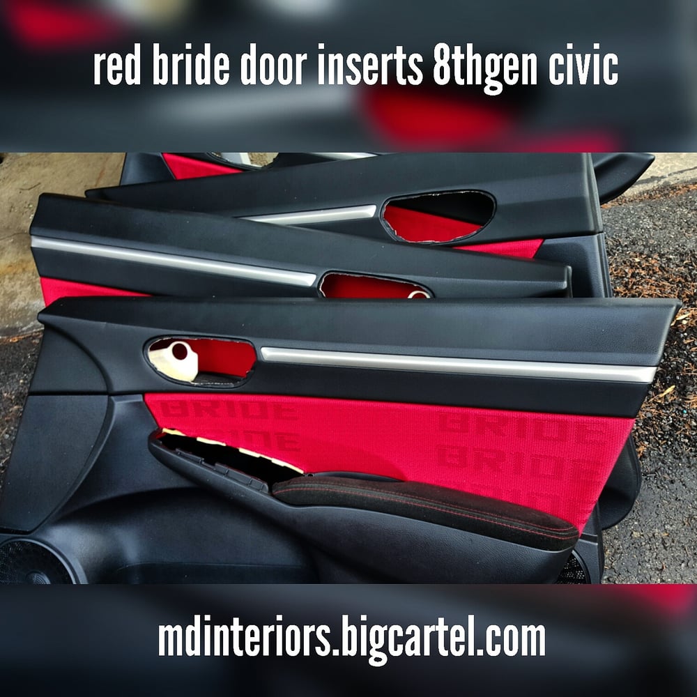 Bride door inserts for 8thgen civic.