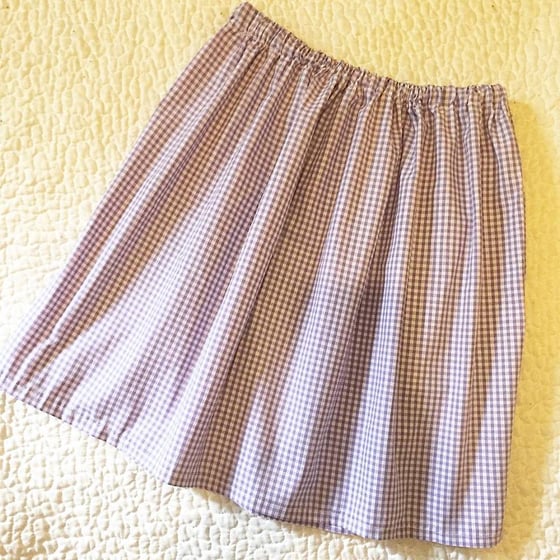 Image of Gingham Skirt