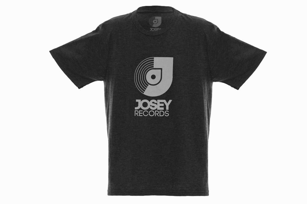 Image of Josey Records Logo T-Shirt - Charcoal/White