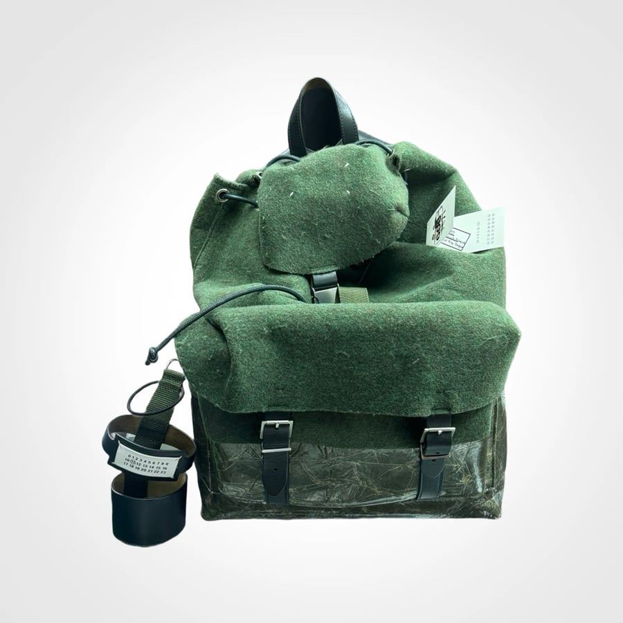 Image of Maison Margiela Wet Felt Army Backpack