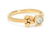 Image of 18K Bella Ring-Gold Flower