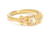 Image of 18K Cala Lily Diamond Ring