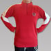 Image of Red Quarter Zip Embroidered TF Pullover - LADIES