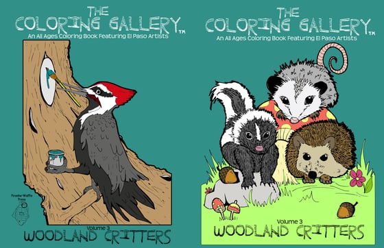 Image of Pre-Order (Shipped) Coloring Book, Volume 3: Woodland Critters