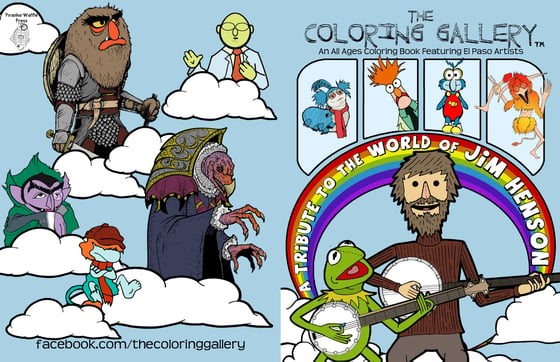 Image of Pre-Order (Local) Coloring Book, Jim Henson tribute book