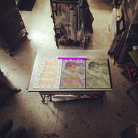 Image 3 of With a Kiss and a Bang / ATTAK & tind Screen Print Poster Collab