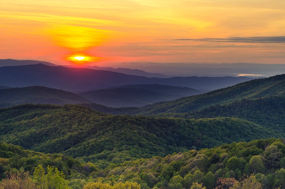 Max Patch Sunset Josh Hardy Photography