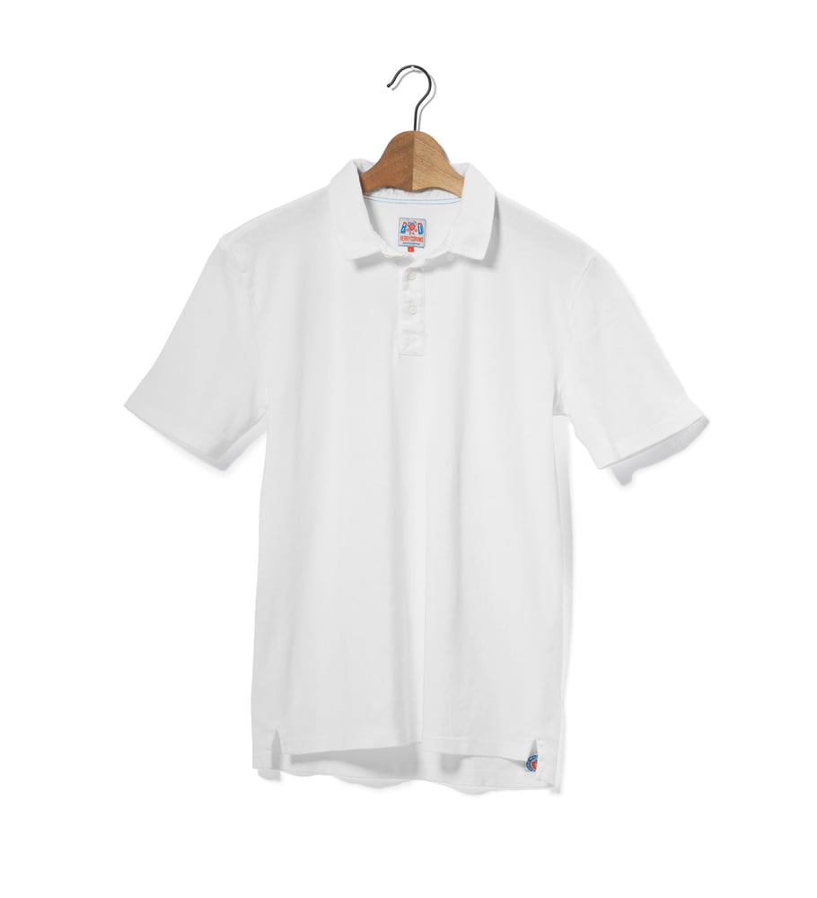 Image of Polo 1/4 White